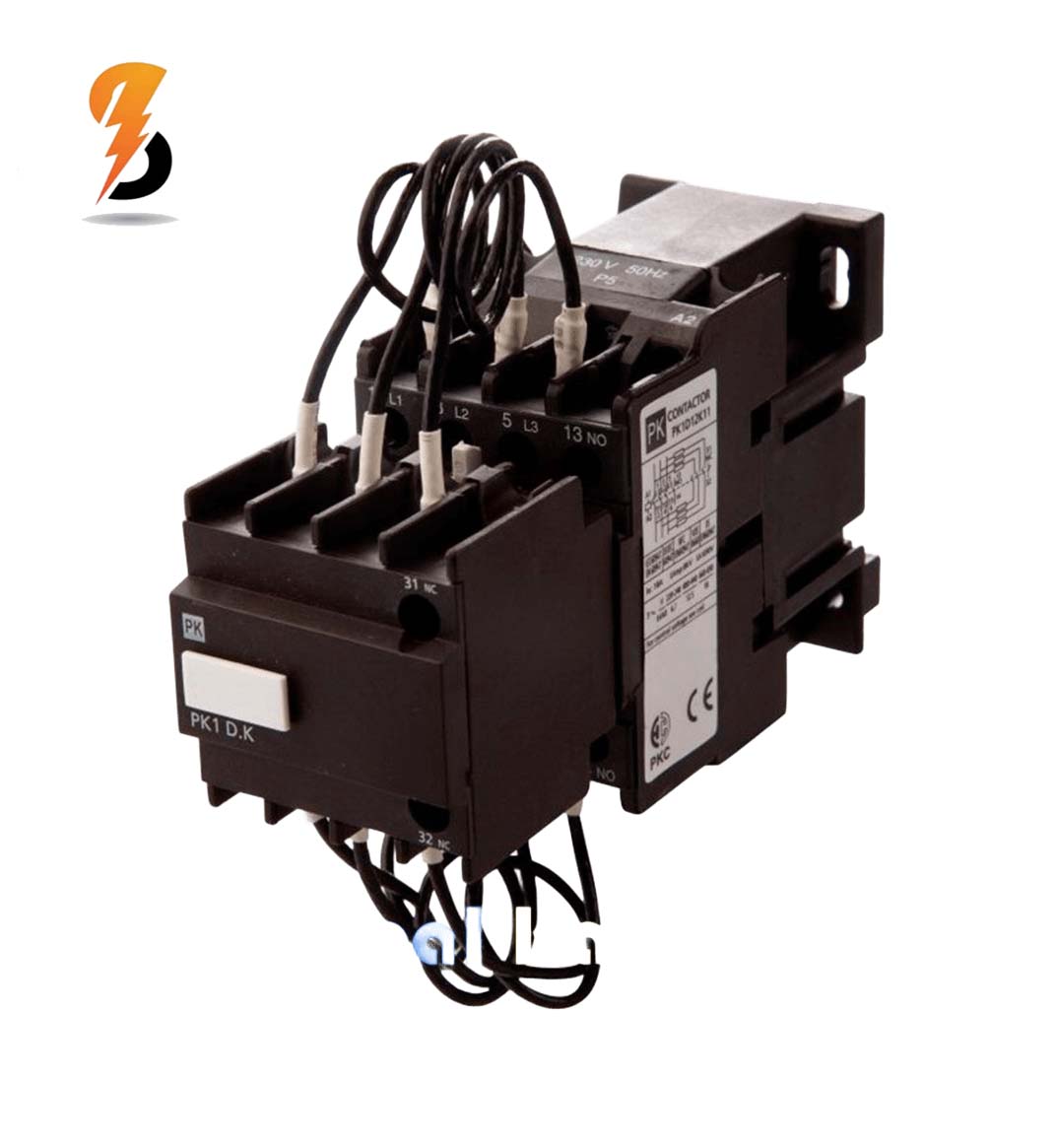 کنتاکتور خازنی 12.5 کیلووار Pkc پی کا سی 220VAC کنتاکتور خازنی 12.5 کیلووار Pkc پی کا سی 220VAC